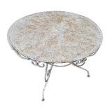 Wrought iron garden table 1960