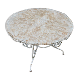 Table de jardin fer forgé 1960