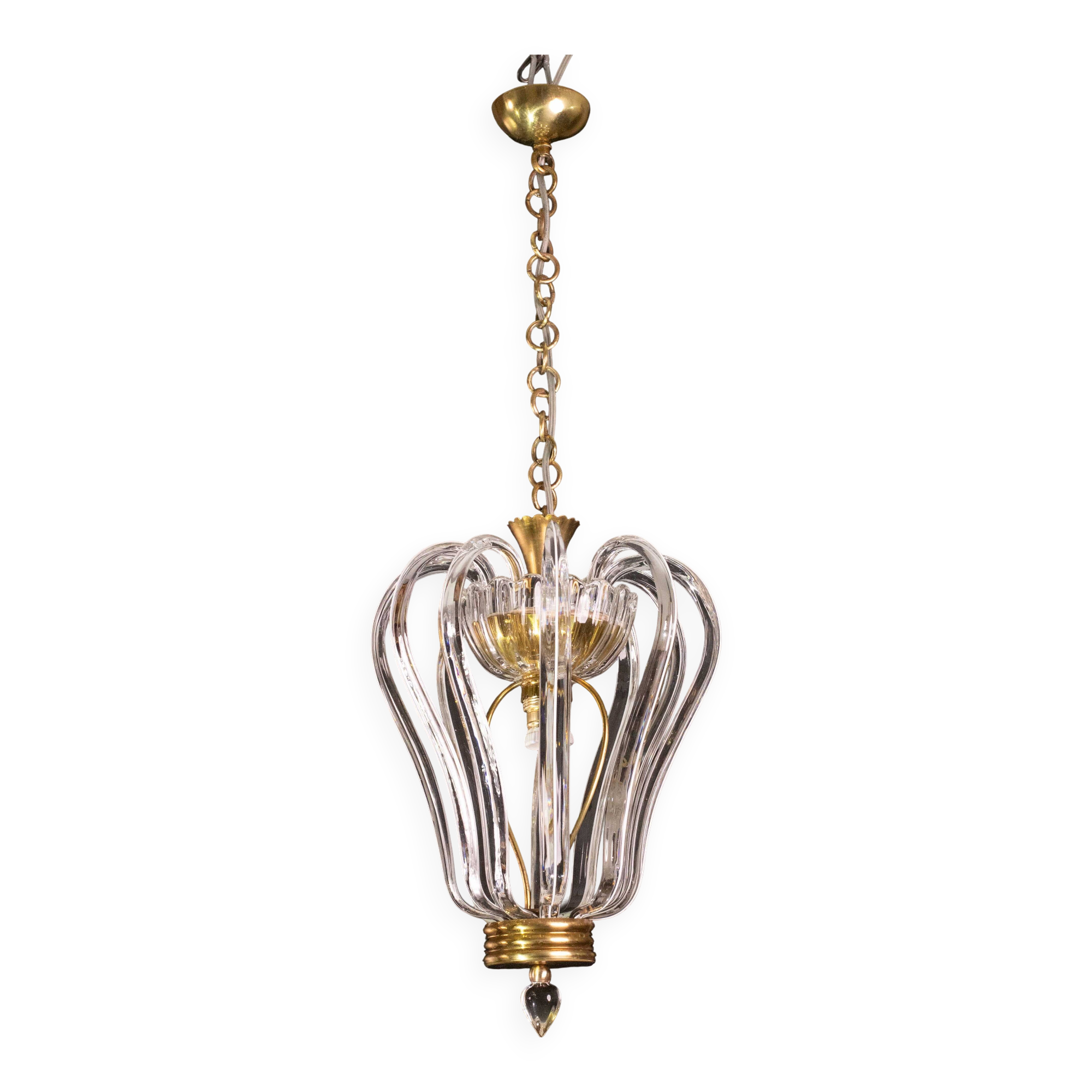 Midcentury Jewel Murano Glass Chandelier by Barovier e Toso, 1950s
