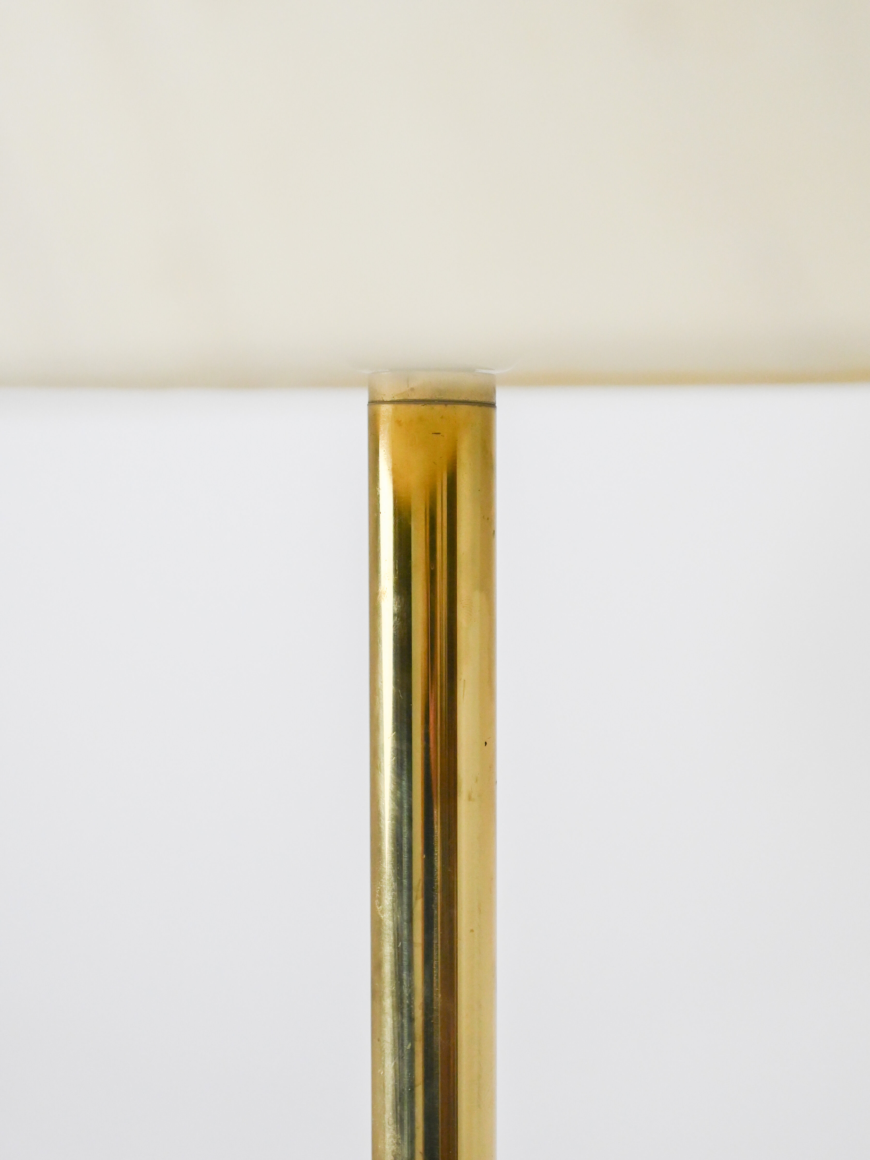 Vintage floor lamp with gold base