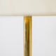 Lampadaire vintage avec base en or