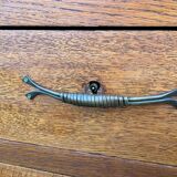 Old oak workshop furniture with drawers