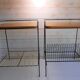 Bedside tables in scoubidou from the 50s, 60s