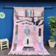 Vintage Boujad Berber rug pink 150 x 240 cm