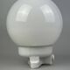 50s 60s wall lamp cellar lamp ceramic & glass Bauhaus design