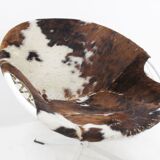 Circle s Lusch Erzeugnis 1960 calfskin leather chair