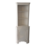 White wooden corner unit