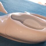 2 Apilco white porcelain foie gras serving dishes