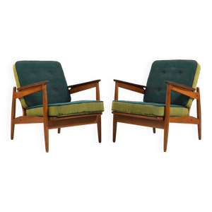 Paire de fauteuils en