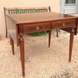 Louis XVI style table in rosewood with lemon inlay