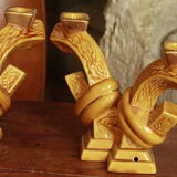 Pair of candle holders
