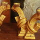 Pair of candle holders