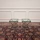 2x Eichholtz side table Criss Cross