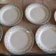 Set of 6 dinner plates of Saint Amand amandinoise Holy