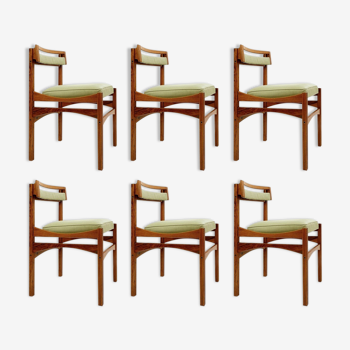 Set de 6 chaises de salon Italie 1960s
