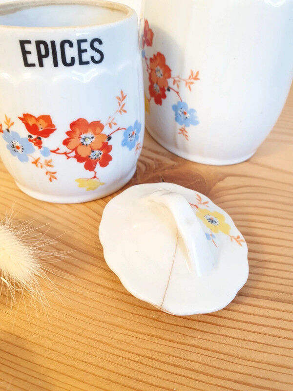 Vintage ceramic spice boxes