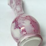 Pink glass vase