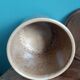 Pot couvert poubelle de table en céramique et bois