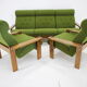 1970s Living Room Beech Set, Czechoslovakia
