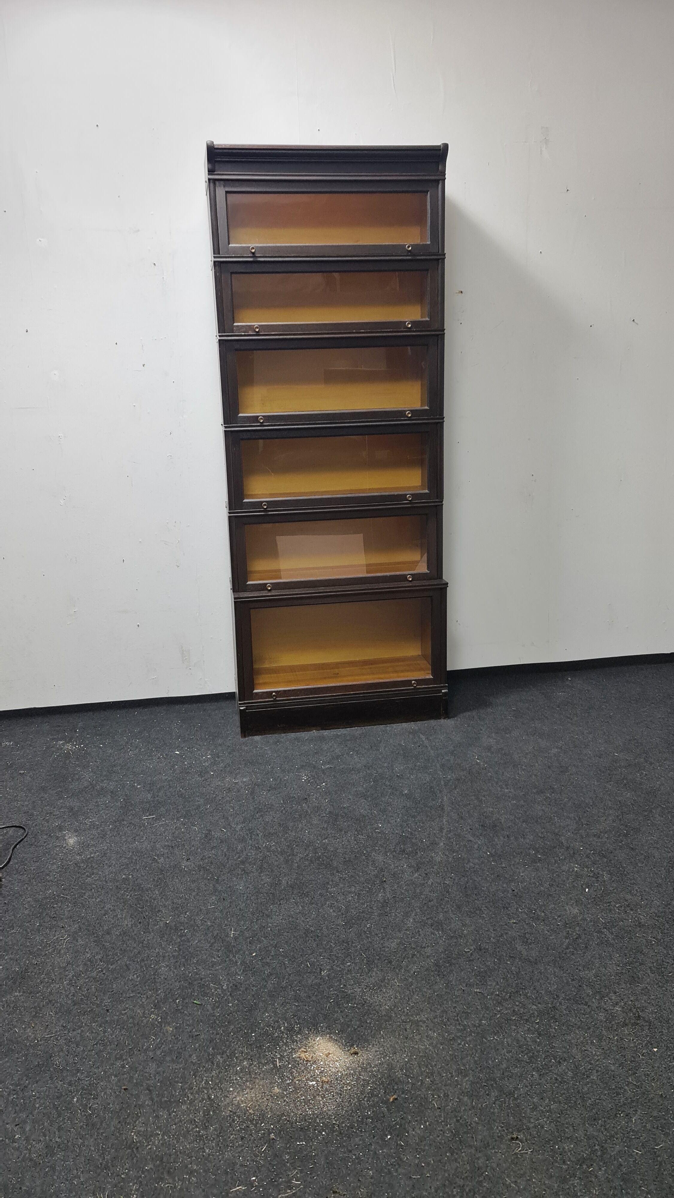 Vintage oak Barristers book shelves by Soennecken Germany