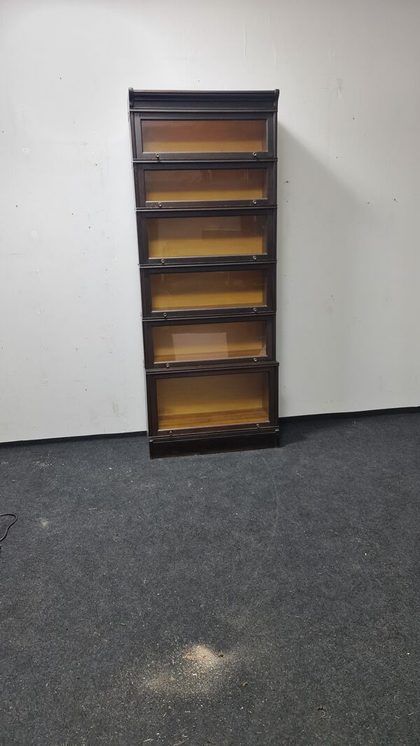 Étagère à livres Barristers en chêne vintage par Soennecken Allemagne
