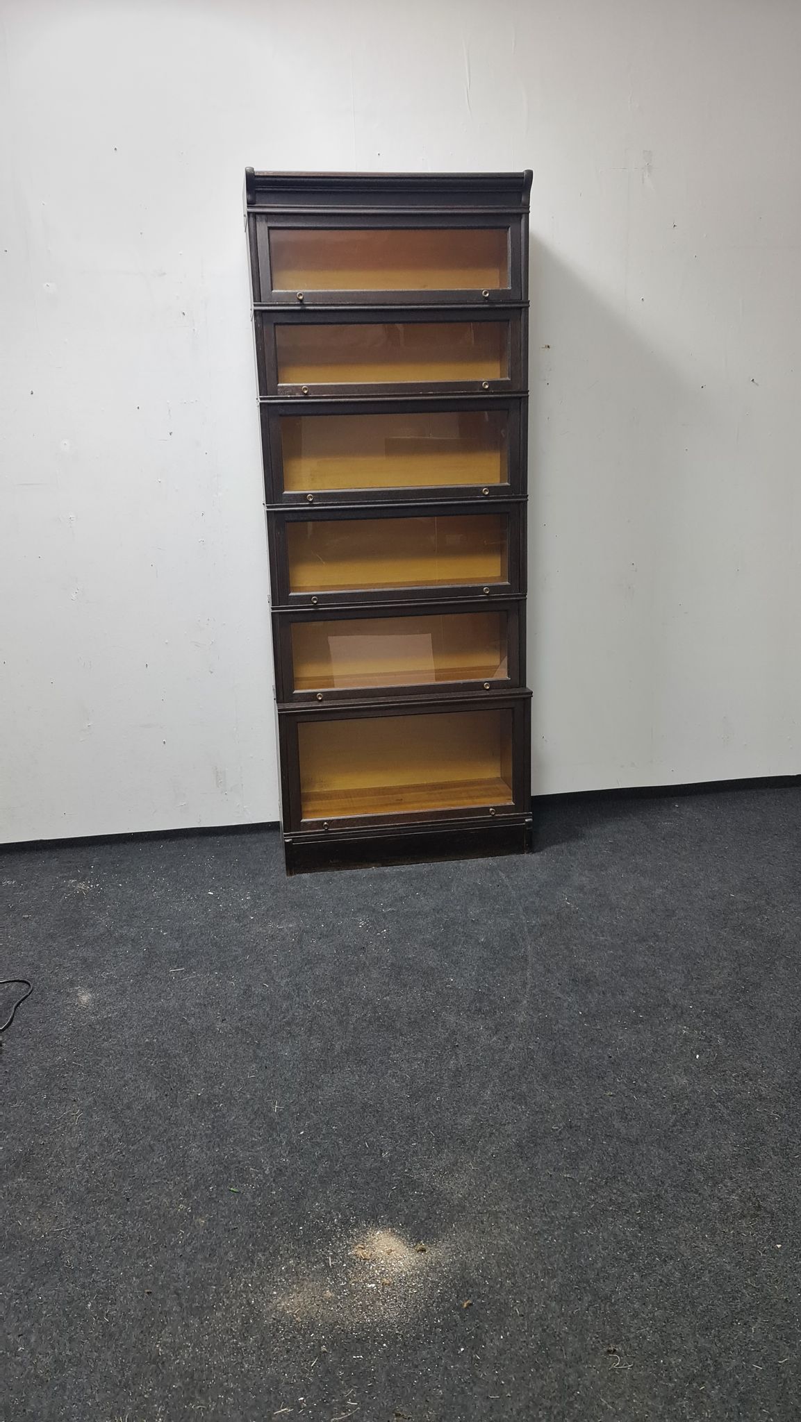 Vintage oak Barristers book shelves by Soennecken Germany