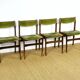 4 chaises danoise en palissandre 1960