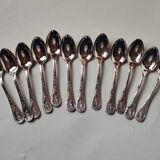 Silver plated teaspoons