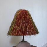 Ceramic and wool lamp