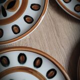 Set 6 Kimono plates