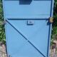 Porte portail H205xL103 ancienne en fer cintrée avec boite aux lettres