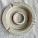 Vintage Speckled Stoneware Ashtray 1970s Design Catchall