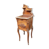 WOODEN BEDSIDE TABLE STYLE LOUIS XV ROCAILLE