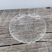 Coupelle coquillage en verre vintage