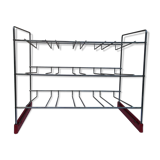 Former metal shopping cart shelf