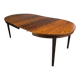 Scandinavian extendable table in rosewood from the 1960s.