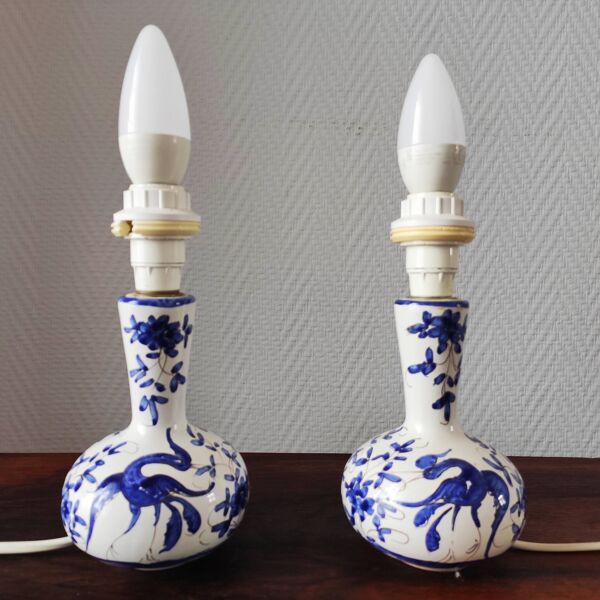 Paire de pieds de lampes vintage Martres Tolosane