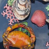Ceramic plate fish and shellfish