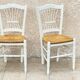 Paire Chaises campagne chic vintage