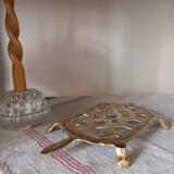 Brass turtle flat bottom