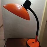 Orange and black aluminor desk lamp