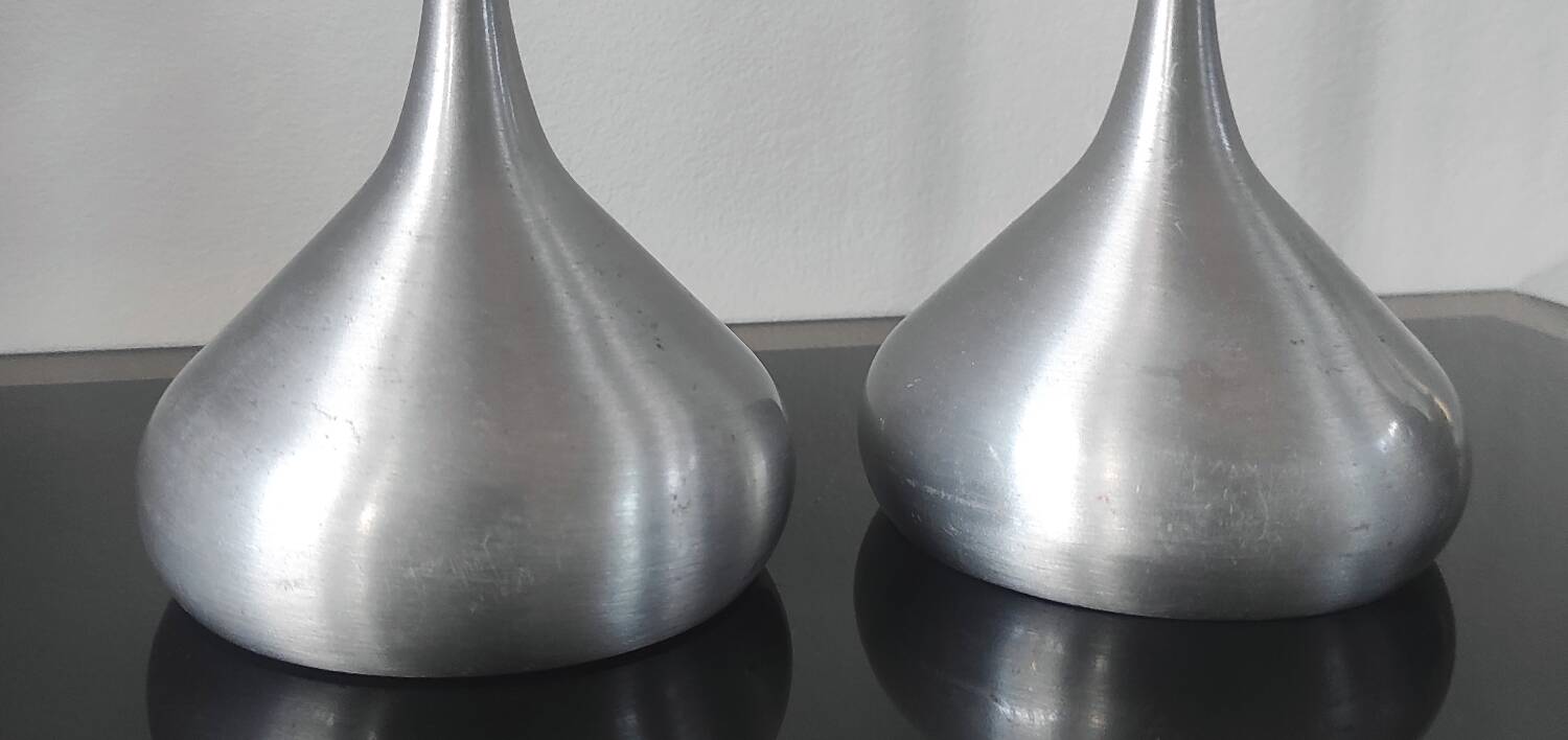 Pair of Space Age candlesticks