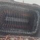 Old blackened Bressan wicker basket