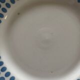 Set of 7 dinner plates and one soup plate Digoin Sarreguemines