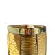 Rattan & Brass Planter | Italy 1970s