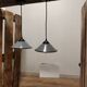 Blue-grey industrial vintage suspension