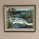 Original Swedish Oil On Panel – “Forsande Vatten” By Paul Sahlin