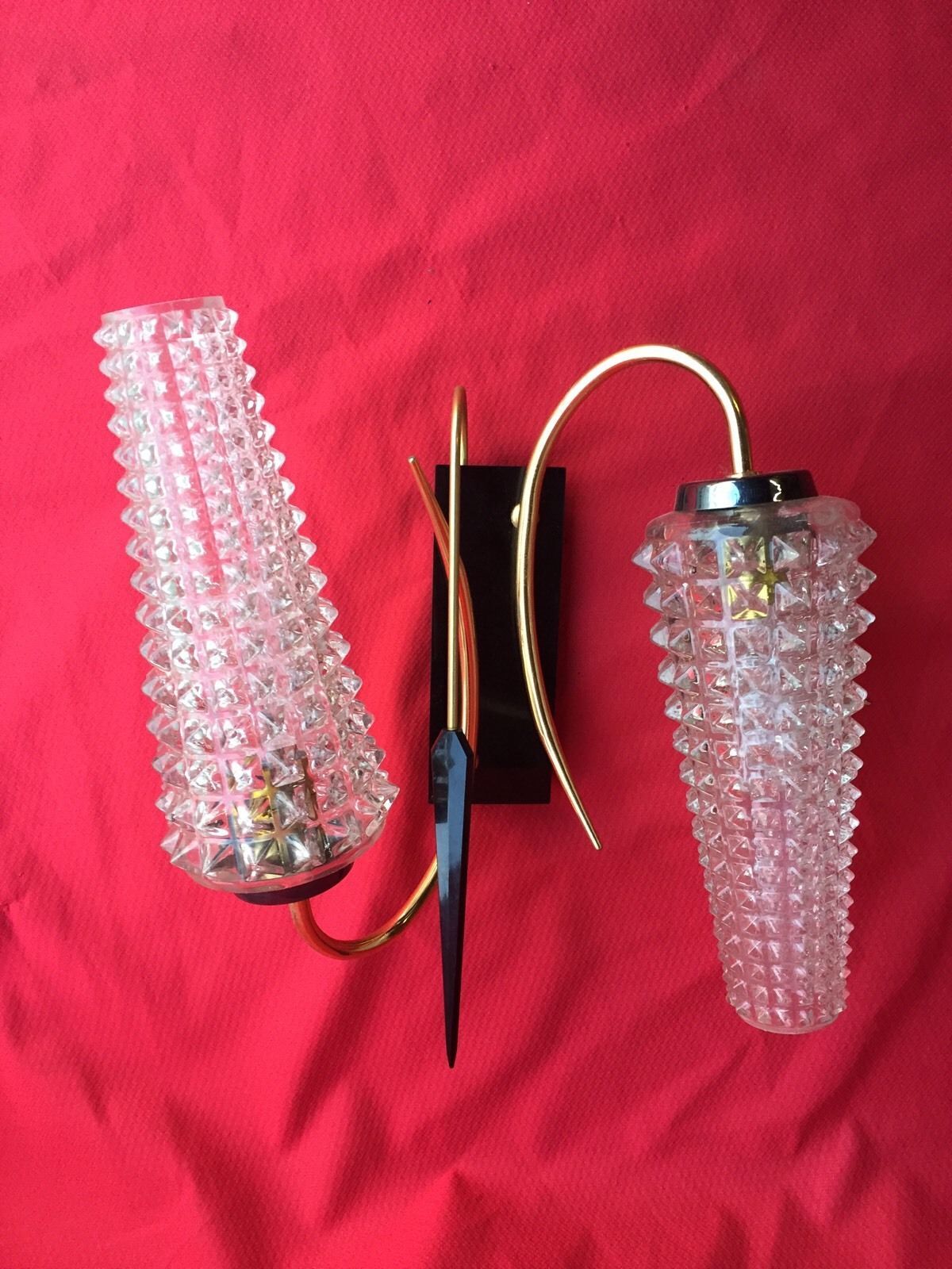 Pair of vintage sconces year 1950/1960