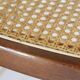 1970s Thonet-Style Rocking Chair, Brass & Wicker