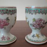 2 old enamelled shells